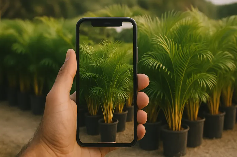 Foto de las plantas listas antes de salir